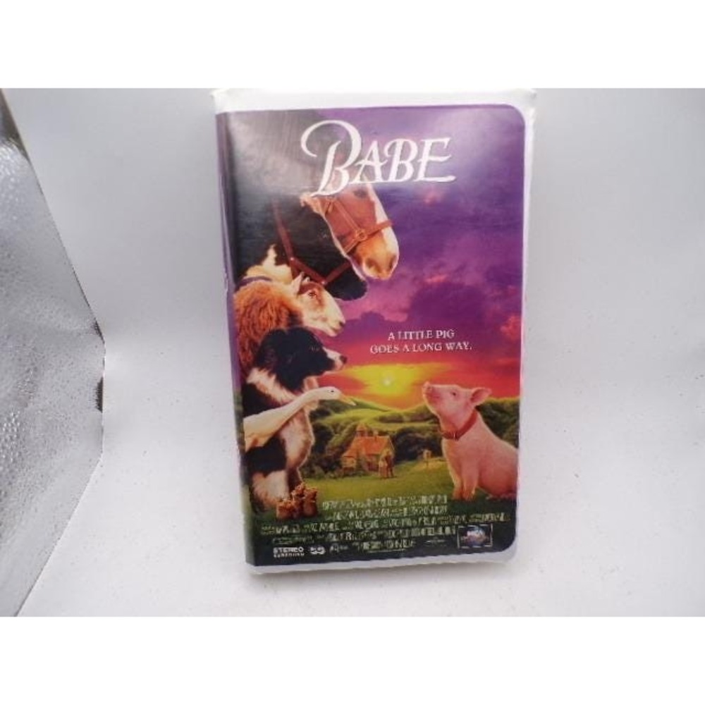 Babe VHS 1995 Family Movie Clamshell Case Universal Pictures‎ G Rated NTSC